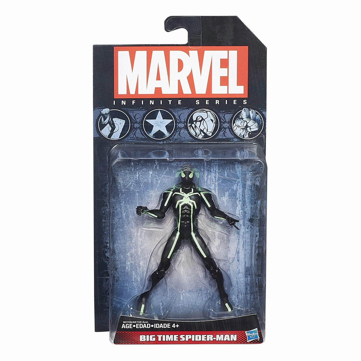 Marvel Infinite Series Big Time Spider-Man 3.75 inch Action Figure Urban Vinyl Series Collection
