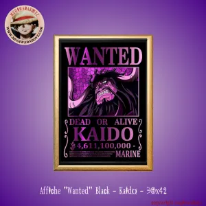 Affiche "Wanted" Black - Kaido Theme Exploration Ice Skate