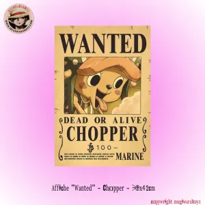Affiche "Wanted" - Chopper Parallel Universe Forest Ecology