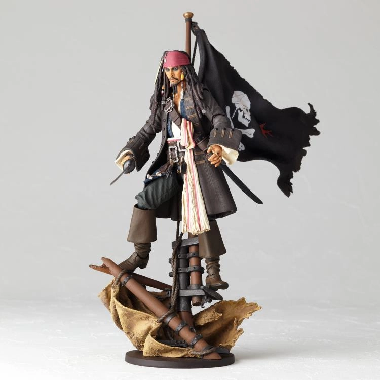 3D printed VR Experience Amazing Yamaguchi Revoltech Figure Pirates of the Caribbean Jack Sparrow (2023 Release) NR006