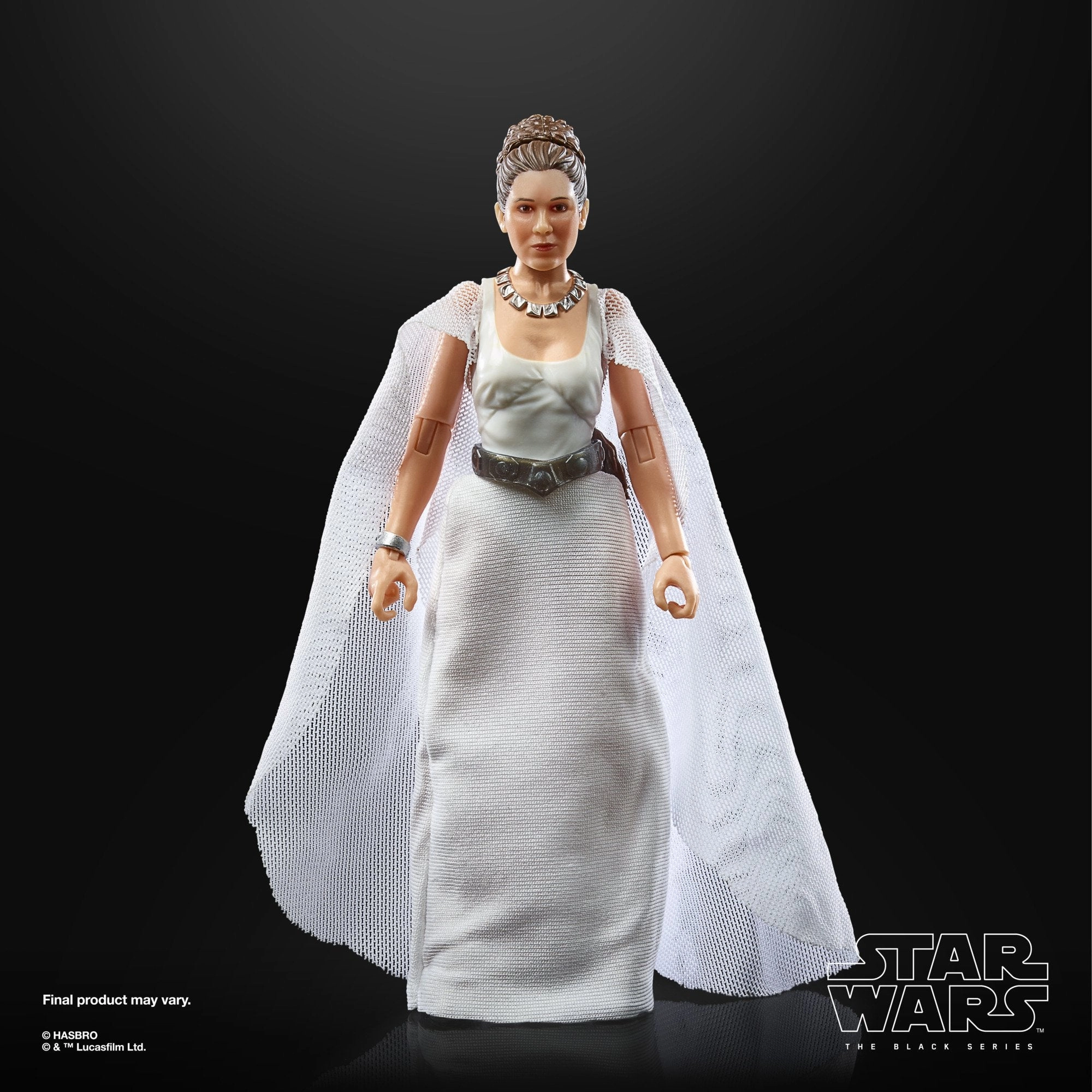 Hasbro Star Wars The Black Series Lucasfilm 50th Anniversary The Power of the Force Princess Leia Organa (Yavin 4) 6 Inch Action Figure Augmented reality