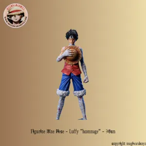 Hand Sculpted Figurine One Piece - Luffy "hommage"