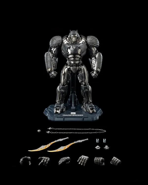 Articulated Joint ThreeZero Transformers: Rise of the Beasts Optimus Primal DLX Action Figure