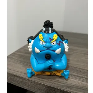 Science Model One Piece | Jinbe Holding Fist Sitting Anime Action Figure | Fish-Man Karate | 10 Cm |