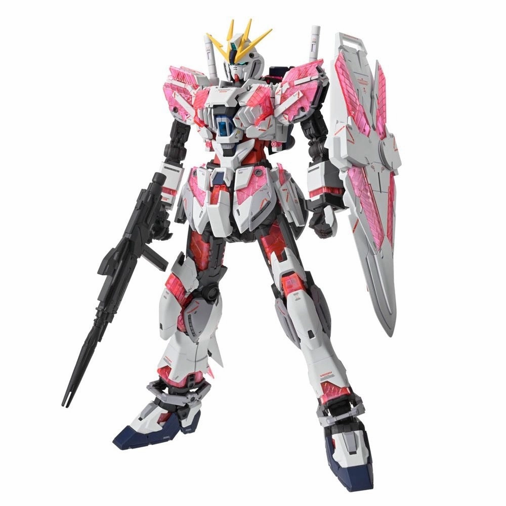 Gundam 1/100 MG Gundam Narrative RX-9/C Narrative Gundam C-Packs Ver.Ka Model Kit Mythical Figure Display Piece