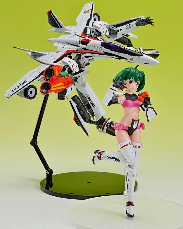 Aoshima ACKS No.MC-09 Macross VFG Variable Fighter Girls VF-25F Messiah Ranka Lee Model Kit Podcast Studio