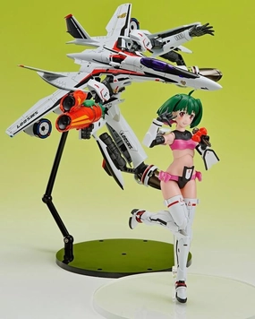 Aoshima ACKS No.MC-09 Macross VFG Variable Fighter Girls VF-25F Messiah Ranka Lee Model Kit Podcast Studio