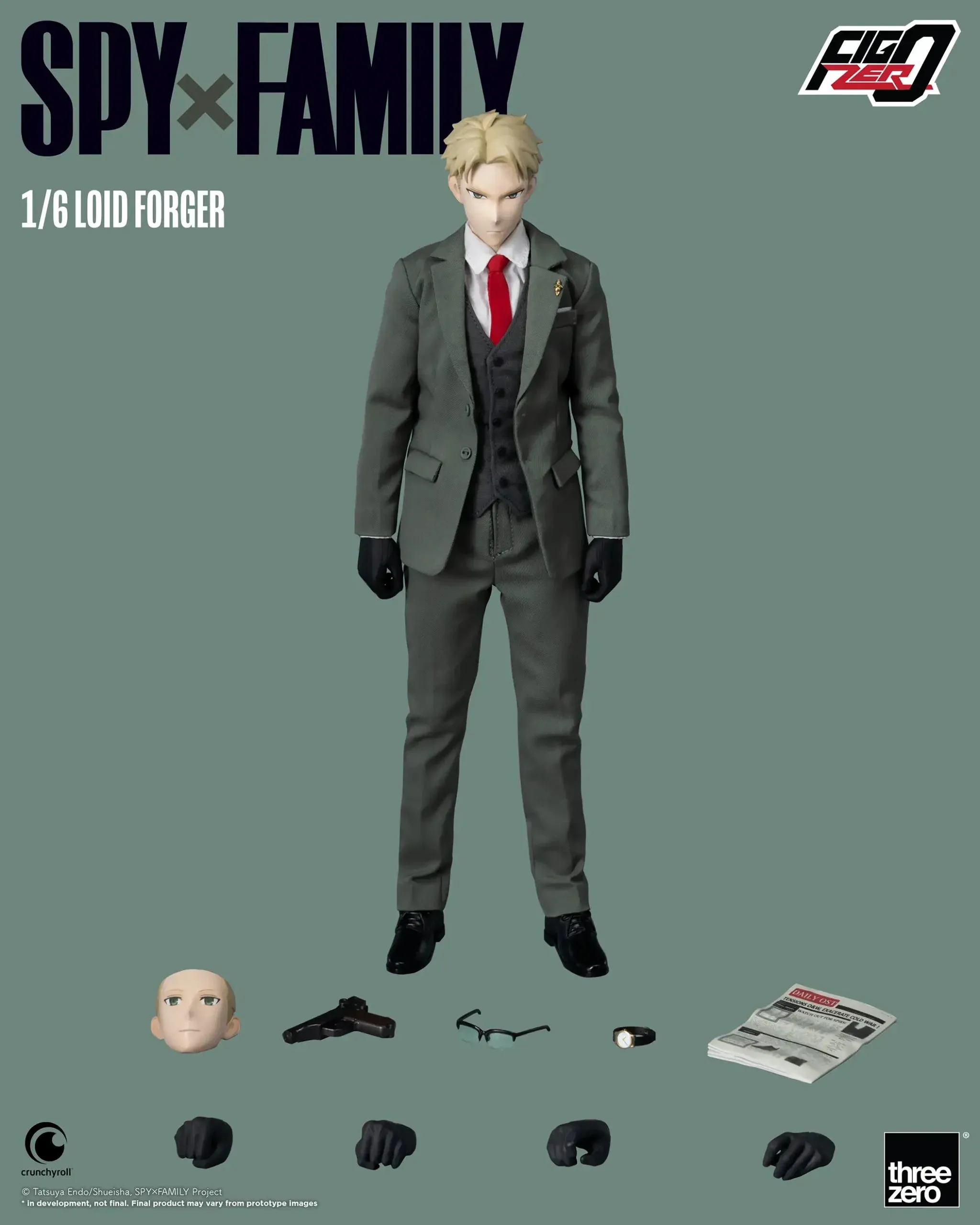 Industrial Decor ThreeZero FigZero 1/6 Spy x Family Loid Forger Action Figure