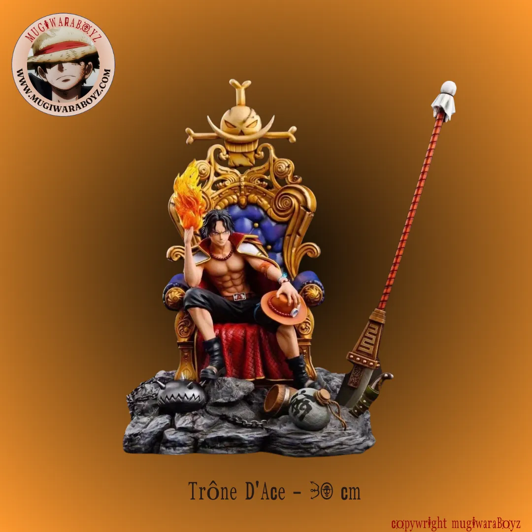 Figurine One Piece - Tr?ne D'Ace Showpiece Item Cultural Icon
