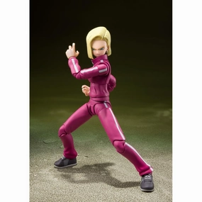 S.H. Figuarts Dragon Ball Super Android 18 (Universe Survival Saga) Exclusive Action Figure Expert Level Mythical Animal