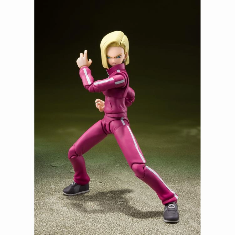 S.H. Figuarts Dragon Ball Super Android 18 (Universe Survival Saga) Exclusive Action Figure Expert Level Mythical Animal