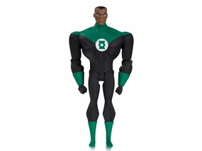 DC Collectibles Justice League  Animated Green Lantern (John Stewart) Action Figure Light Up Feature
