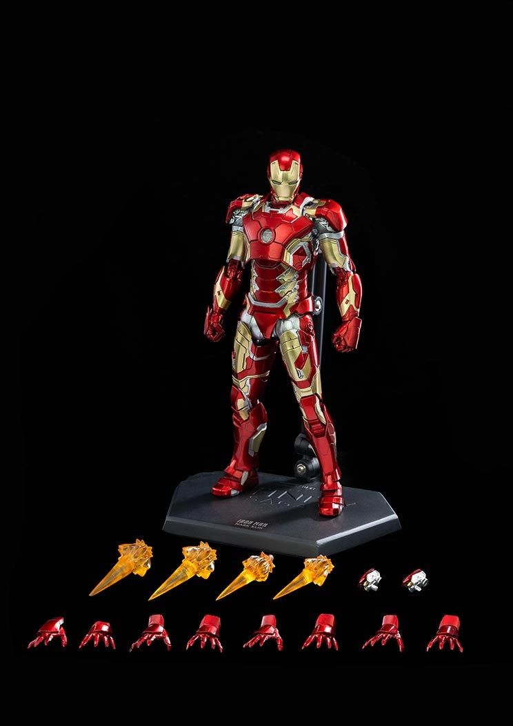 Mythical Figure Anime Display ThreeZero 1/12 Avengers: Age of Ultron Infinity Saga Iron Man Mark XLIII 43 DLX Scale Figure