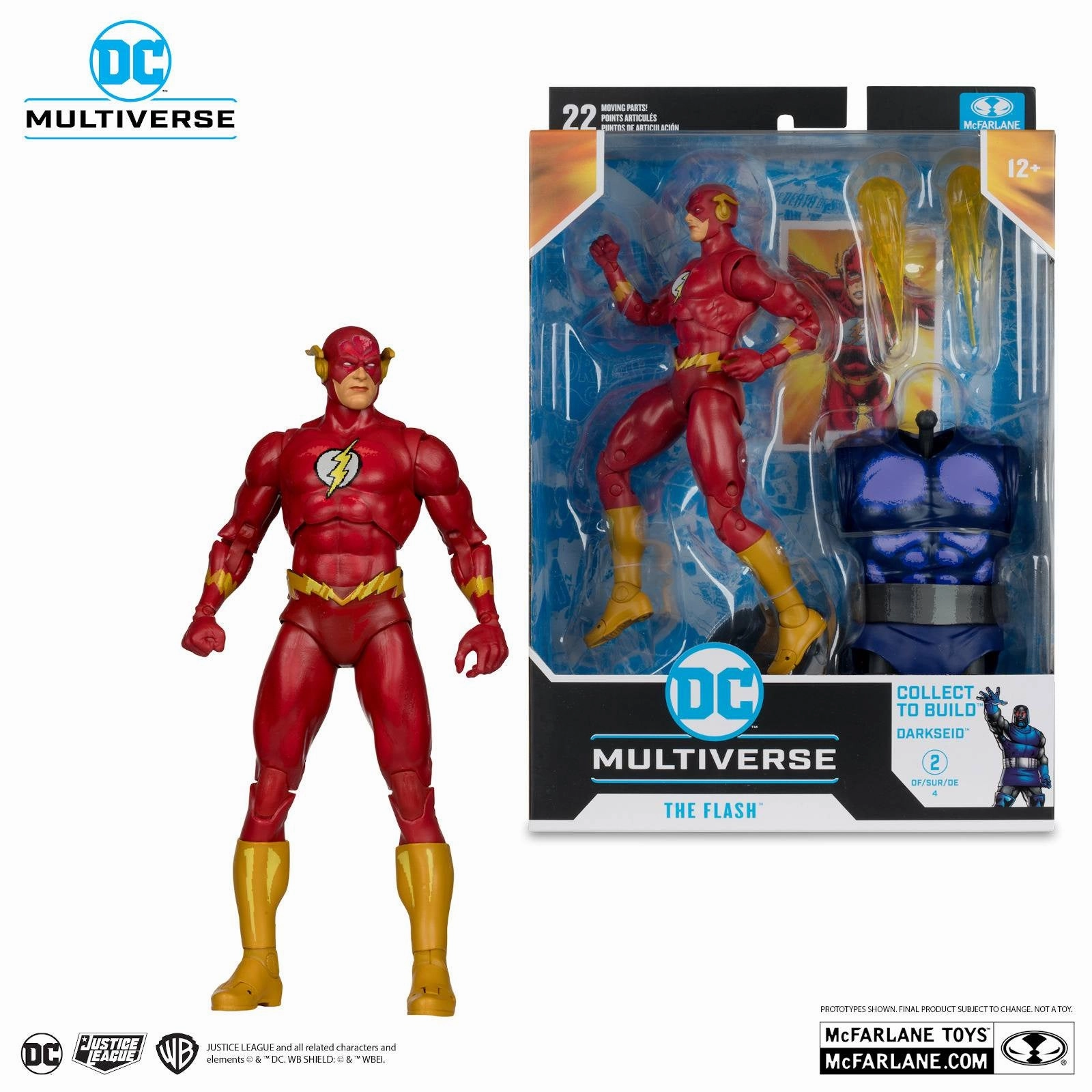 DC BUILD-A 7IN WV14 JL TASK FORCE THE FLASH AF Free Shipping