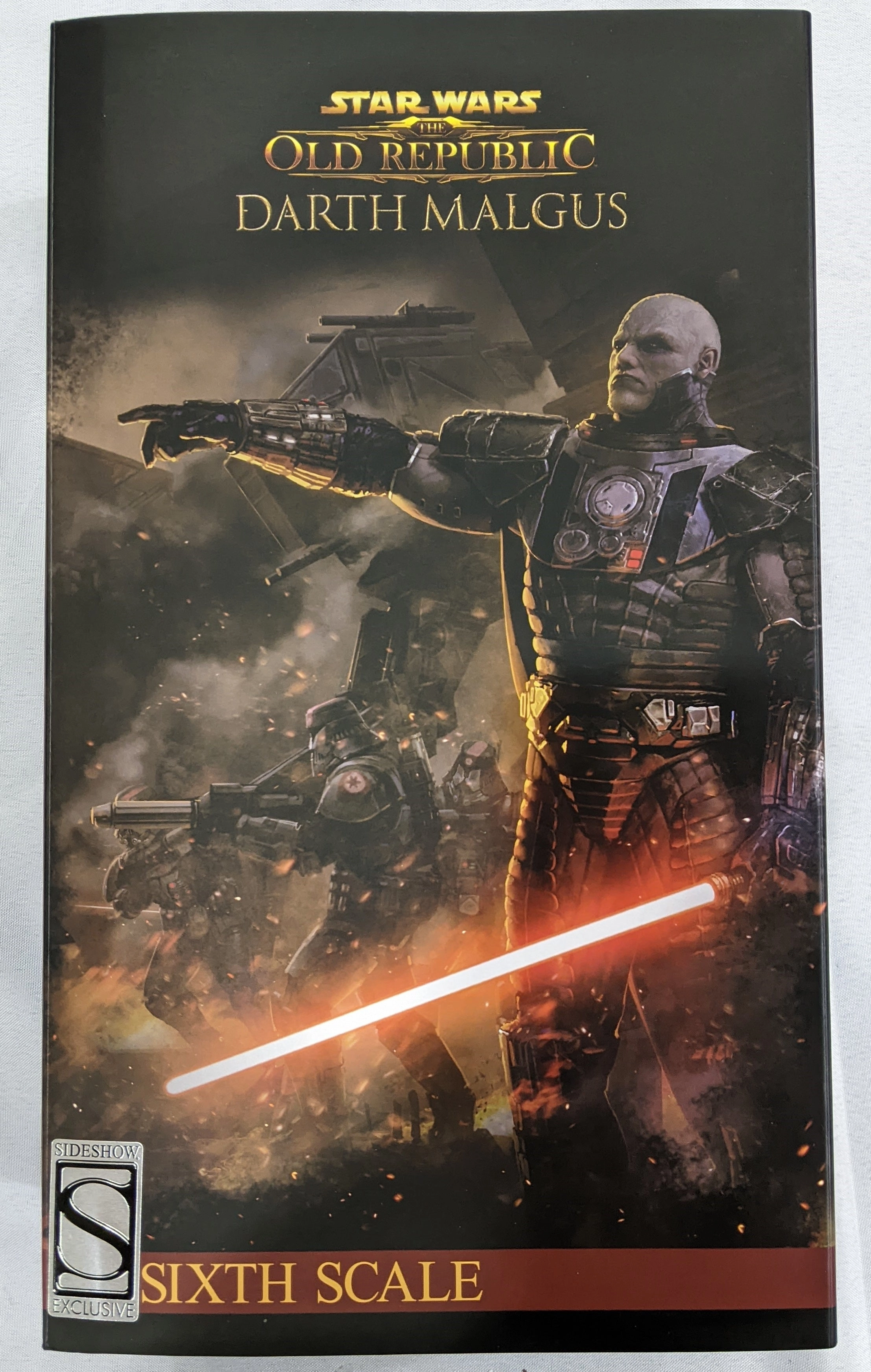 Designer Statue Limited Unit Sideshow Collectible 1/6 Star Wars The Old Republic Darth Malgus Sixth Scale Figure *Open Box*
