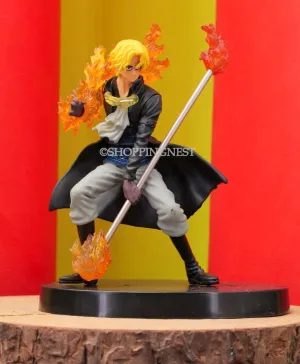 Fantasy Item Rococo Sculpture One Piece Sabo Flame Brother Anime Action Figure  | 14 CMS |