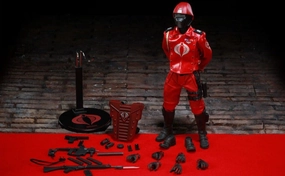 Teaching Aid Sideshow Collectible 1/6 G.I. Joe Cobra Elite Trooper Crimson Guard Sixth Scale Figure