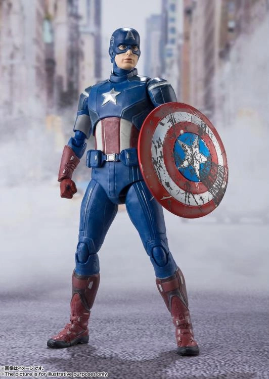S.H. Figuarts Avengers Captain America (Avengers Assemble Edition) Action Figure Licensed Product Action figure