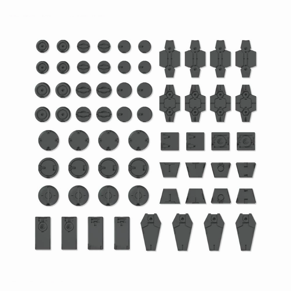 Abstract art Bandai 30 Minutes Missions 30MM #09 1/144 Customize Material Decoration Parts 1 (Gray) Model Kit