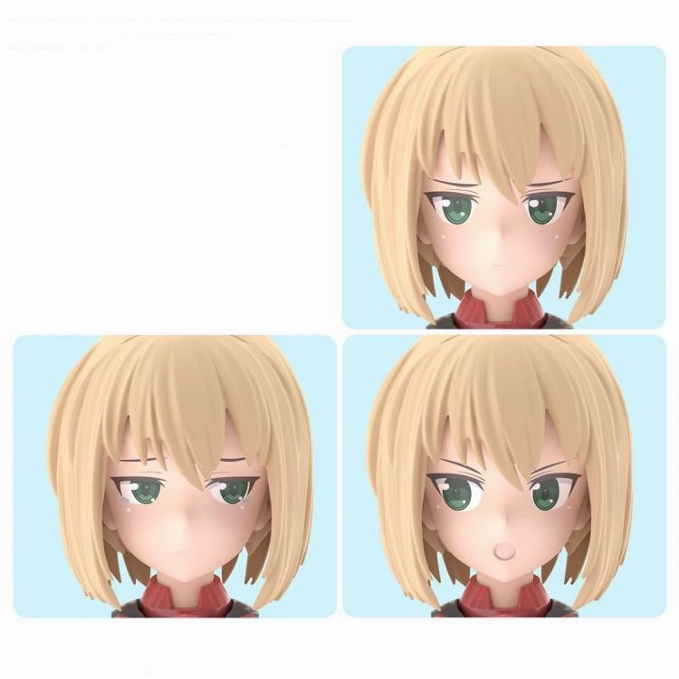 Fast shipping Bandai 30 Minutes Sisters 30MS Option Face Parts Parts Set 5 Color B Accesories Model Kit