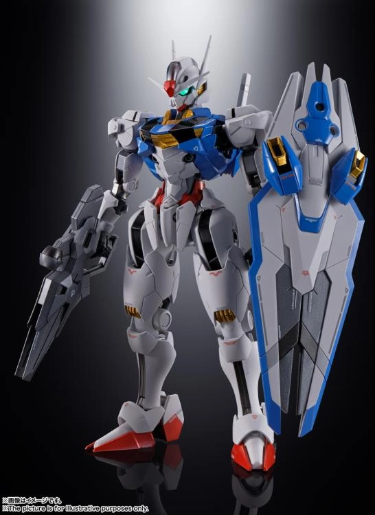 Award winning Man Cave Bandai Chogokin Mobile Suit Gundam: The Witch from Mercury Gundam XVX-016 Aerial Action Figure
