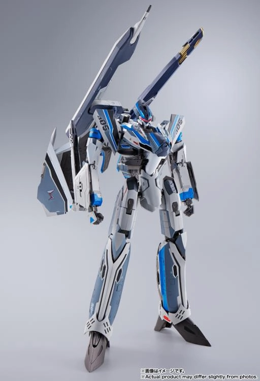 Bandai DX Chogokin Macross Delta the Movie: Absolute Live!!!!!! VF-31AX Kairos Plus Movie Edition Hayate Immerman Custom Action Figure Art Series