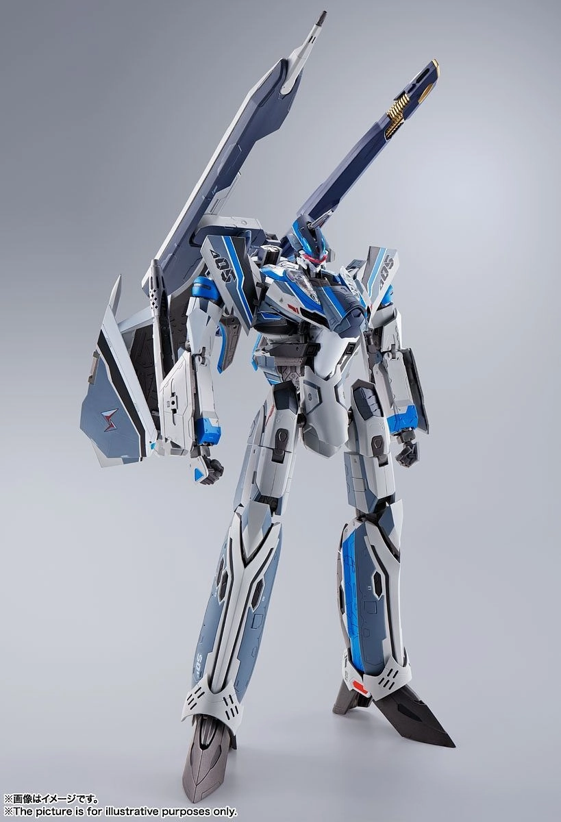 Bandai DX Chogokin Macross Delta VF-31AX Kairos Plus Hayate Custom Action Figure Arctic Animal