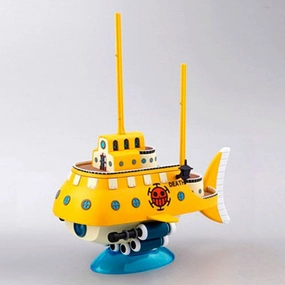 Bandai One Piece Grand Ship Collection #02 Trafalgar Law Submarine Model Kit Movie Toy Robot Statue