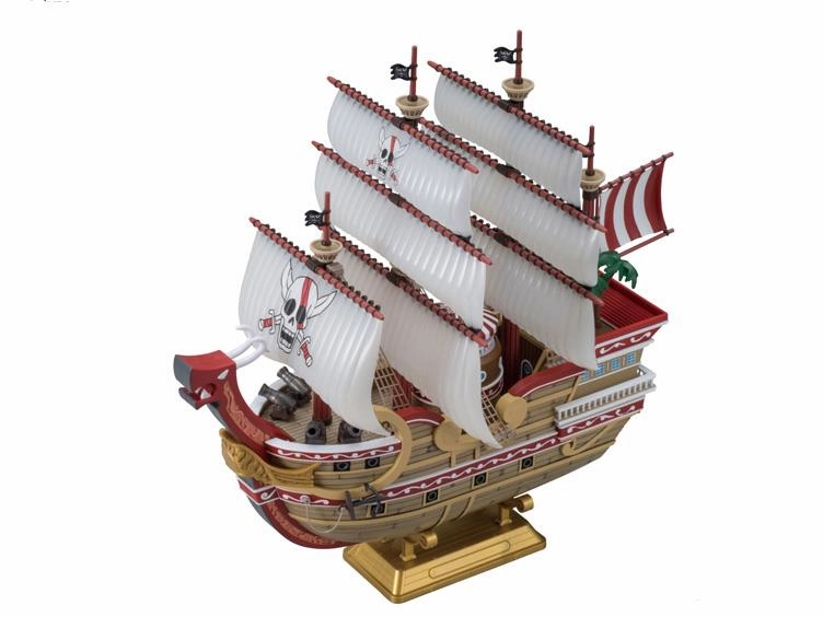 Diverse Representation Handicraft Item Bandai One Piece Grand Ship Collection #04 Red Force Model Kit