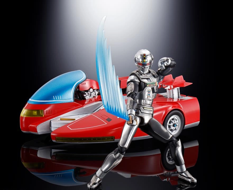 Multi Pose Bandai Soul of Chogokin Space Sheriff Gavan & Saibarian Action Figure