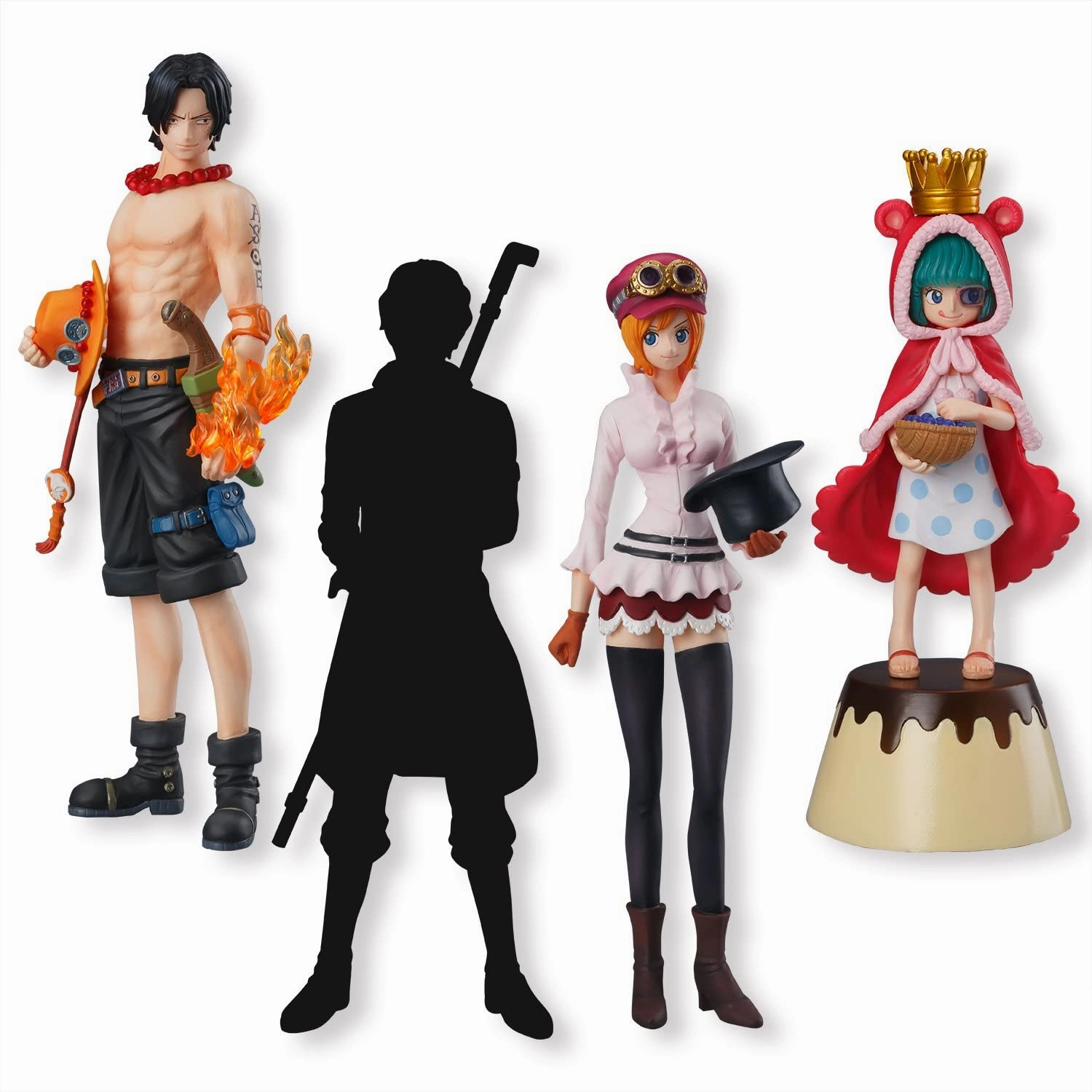 Movie Character Bandai Super One Piece Styling Flame of the Revolution Set of 10 Box Set