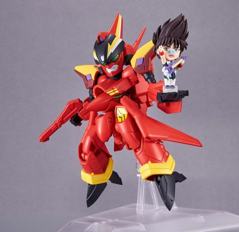 Bandai Tiny Session Macross 7 VF-19 Custom Fire Valkyrie & Basara Nekki Action Figure Superhero Unit Apartment Living