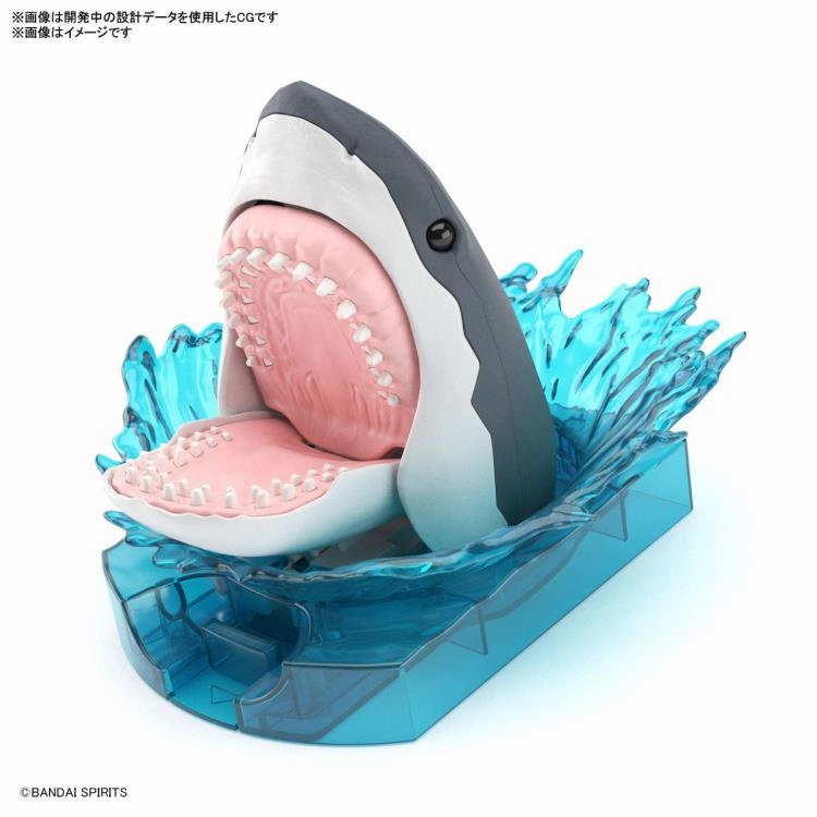 Durable Material Bandai Exploring Lab Nature Great White Shark Model Kit