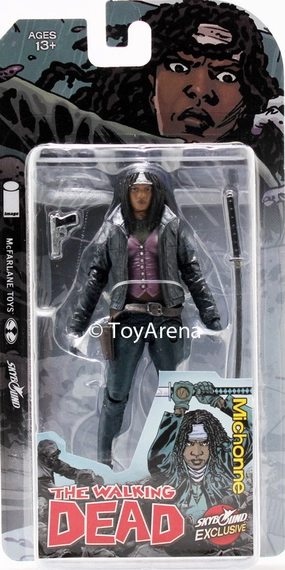 Character Figure Cult Classic Skybound Exclusive The Walking Dead Michonne Full Color Action Figure SDCC Exclusive