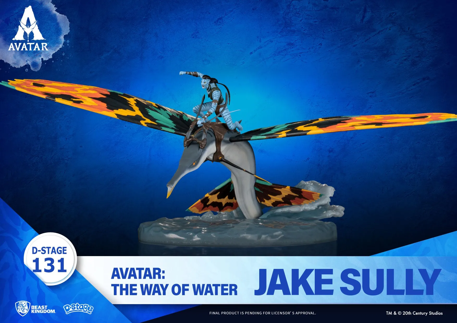 Musical Fun Beast Kingdom Avatar 2 Jake Sully PVC Diorama Statue