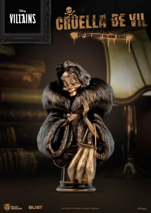 Beast Kingdom Disney Villains Series Cruella De Vil PVC Bust Space Adventure