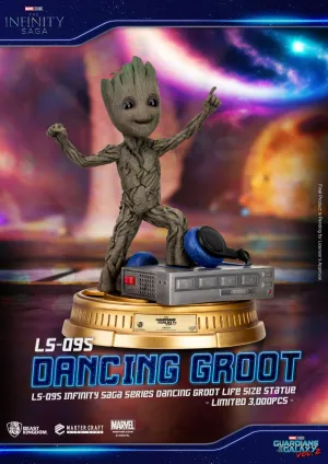 Beast Kingdom Guardians of the Galaxy 2 Dancing Groot heo EU Exclusive Life-Size Statue Radio Wave Super Spy