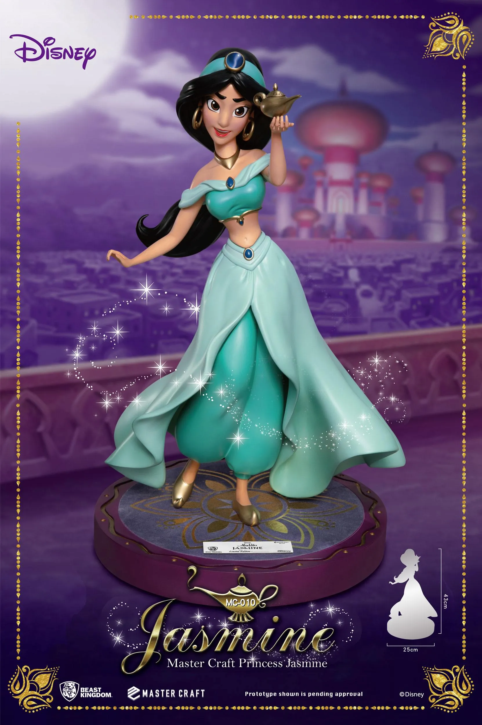 Graduation Gift Beast Kingdom Jasmine - Disney's Aladdin - MC-010 - Master Craft Collectible Statue
