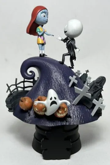 Beast Kingdom Nightmare Before Christmas Jack & Sally D-Stage PVC Diorama Statue Dialogue System