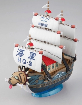 Collectors Item Bandai One Piece Grand Ship Collection #08 Garp's Warship Model Kit