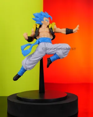 PVC Art Digital Sculpt Dragon Ball Z Gogeta Super Saiyan Blue in Action Flying Fight Action Figure | 22 CMS |