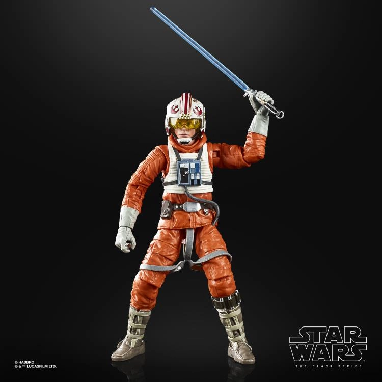 Hasbro Star Wars Black Series 40th Anniversary Empire Strikes Back Luke Skywalker (Snowspeeder) 6 Inch Action Figure Miniature Object Mini Statue