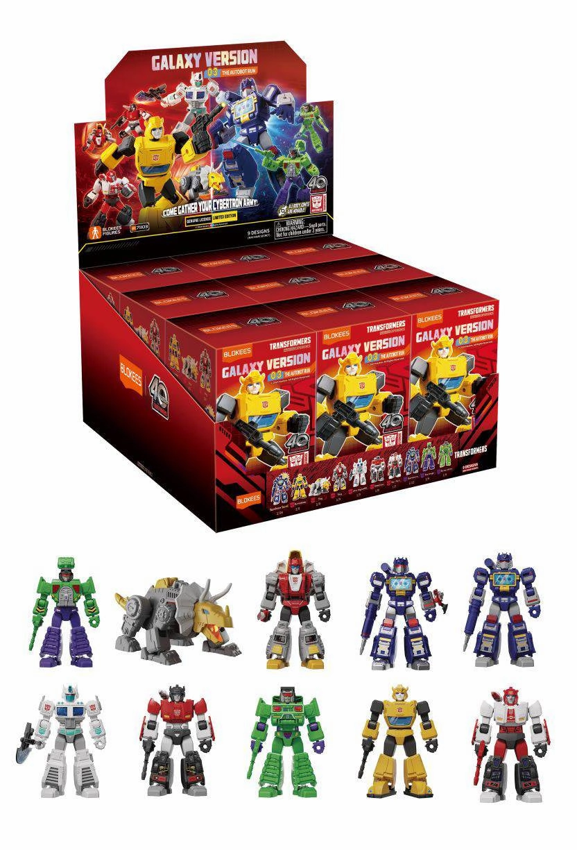 Metaverse Asset BLOKEES TRANSFORMERS GALAXY VER 3 MINI MODEL BLIND BOX