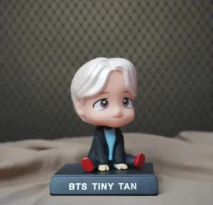 BTS Jimin Bobblehead With Mobile Holder For Cars |13 CM | Name Make