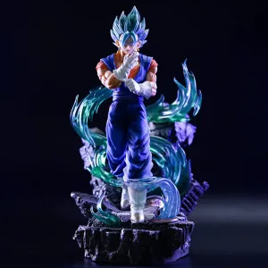 Small Statue Dragon Ball Super Saiyan Vegetto Action Figure With Lights | 40 Cms |