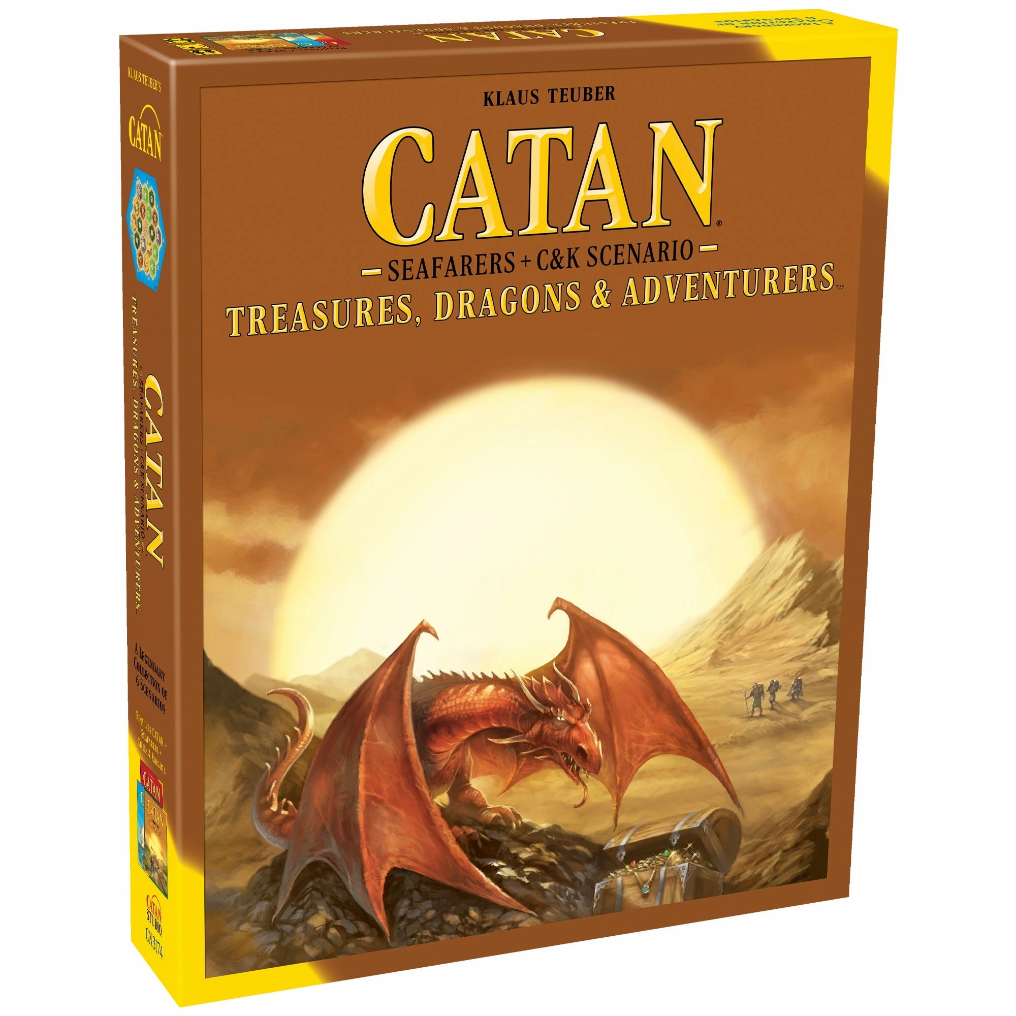 CATAN: Treasure, Dragons & Adventurers Rustic style