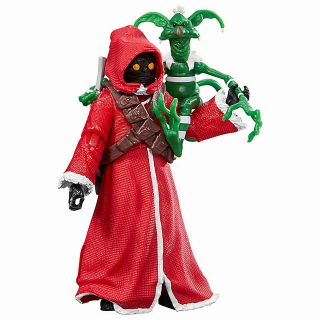 Streaming Decor Steampunk Design Hasbro Star Wars Black Series Jawa and Salacious B. Crumb (Holiday Edition) 6 Inch Action Figure