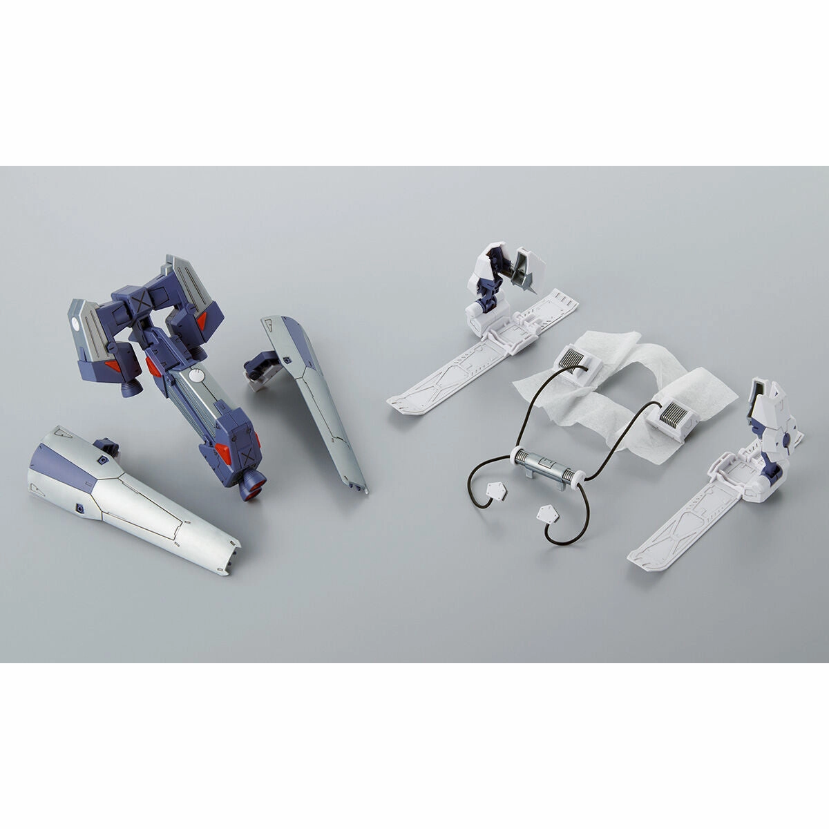 Creative Outlet Shelving Decoration Gundam 1/100 MG Gundam F90 Mission Pack C-Type & T-Type for F90 Gundam Model Kit Exclusive