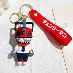 Exam Ace Energy Conserve Chainsaw Man | 3D silicone Lanyard Keychain | PVC | 7 Cms Developmental Classifying