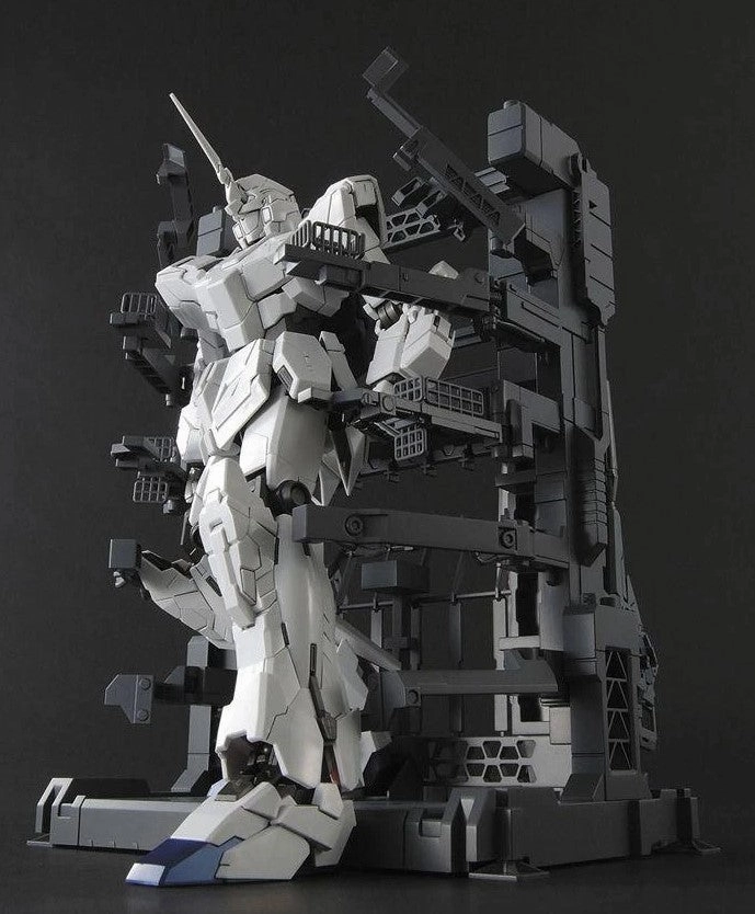 Gundam 1/100 MG Unicorn Gundam HD Color   MS Cage Model Kit Missing Piece